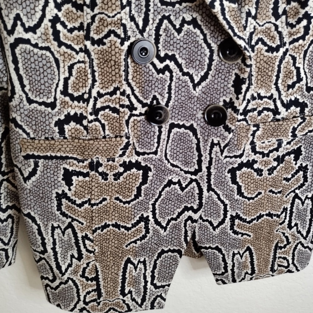 Cabi Python Double Breasted Blazer - image 5